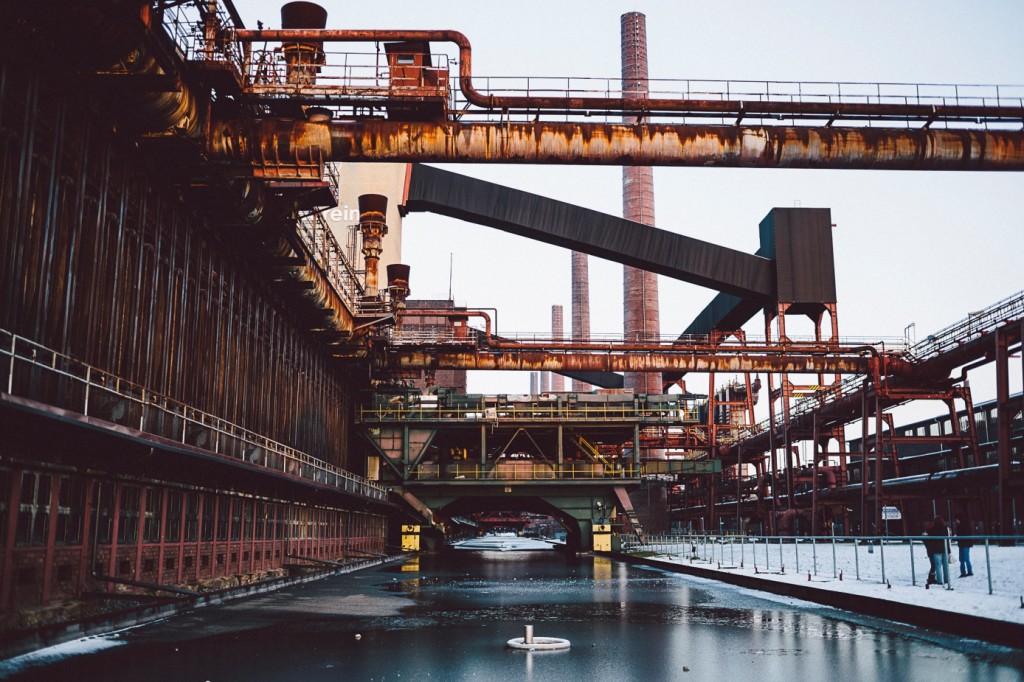 A discontinued coal plant complex in Essen, Germany (Zollverein AG) (Photo: Bahrnause.de)